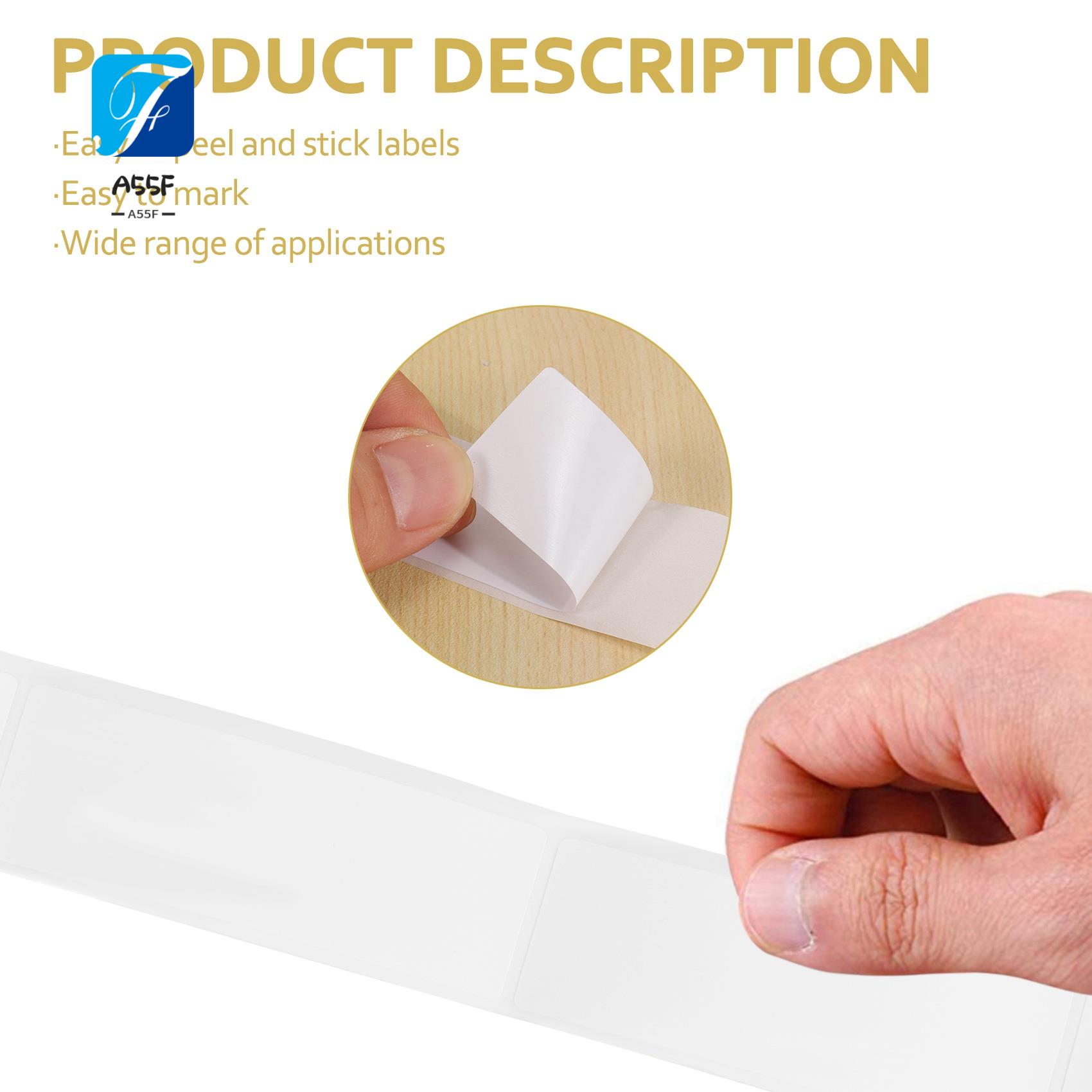 Food Storage Labels - A55F-Abnehmbare Gefrierfach-Etiketten 1 x 3 Zoll