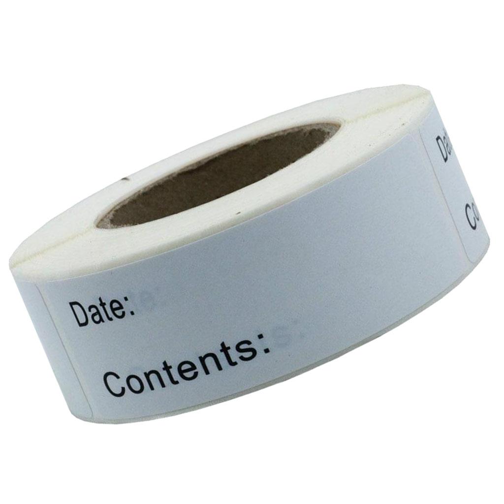 Food Storage Labels - Auflösbare Etiketten zur Kennzeichnung von Lebensmitteln