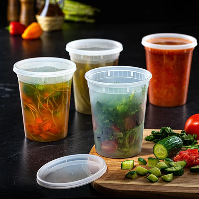 Food Storage Meals - Lebensmittel vorrats behälter mit Deckel Gefrier