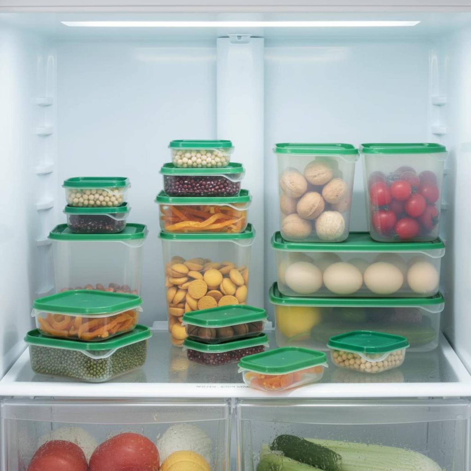 17-teiliges Kühlschrank-Aufbew – Food Storage Containers Bewertung und Preis