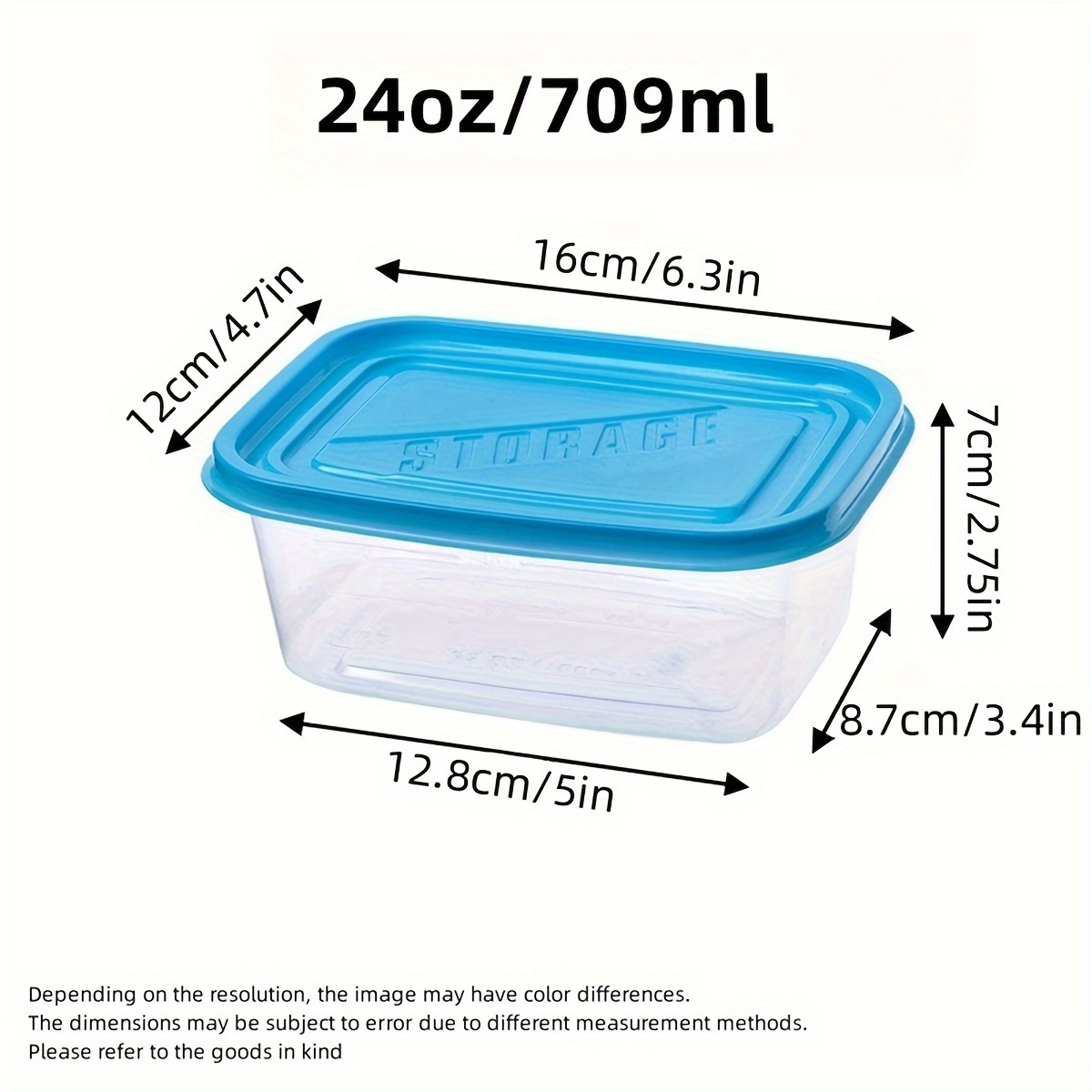 Ein Set aus 6 transparenten, s – Food Storage Meals Bewertung und Preis