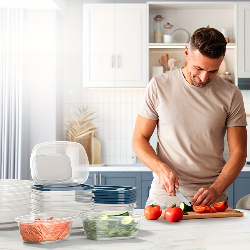 Ein Set aus 6 transparenten, s – Food Storage Meals Bewertung und Preis