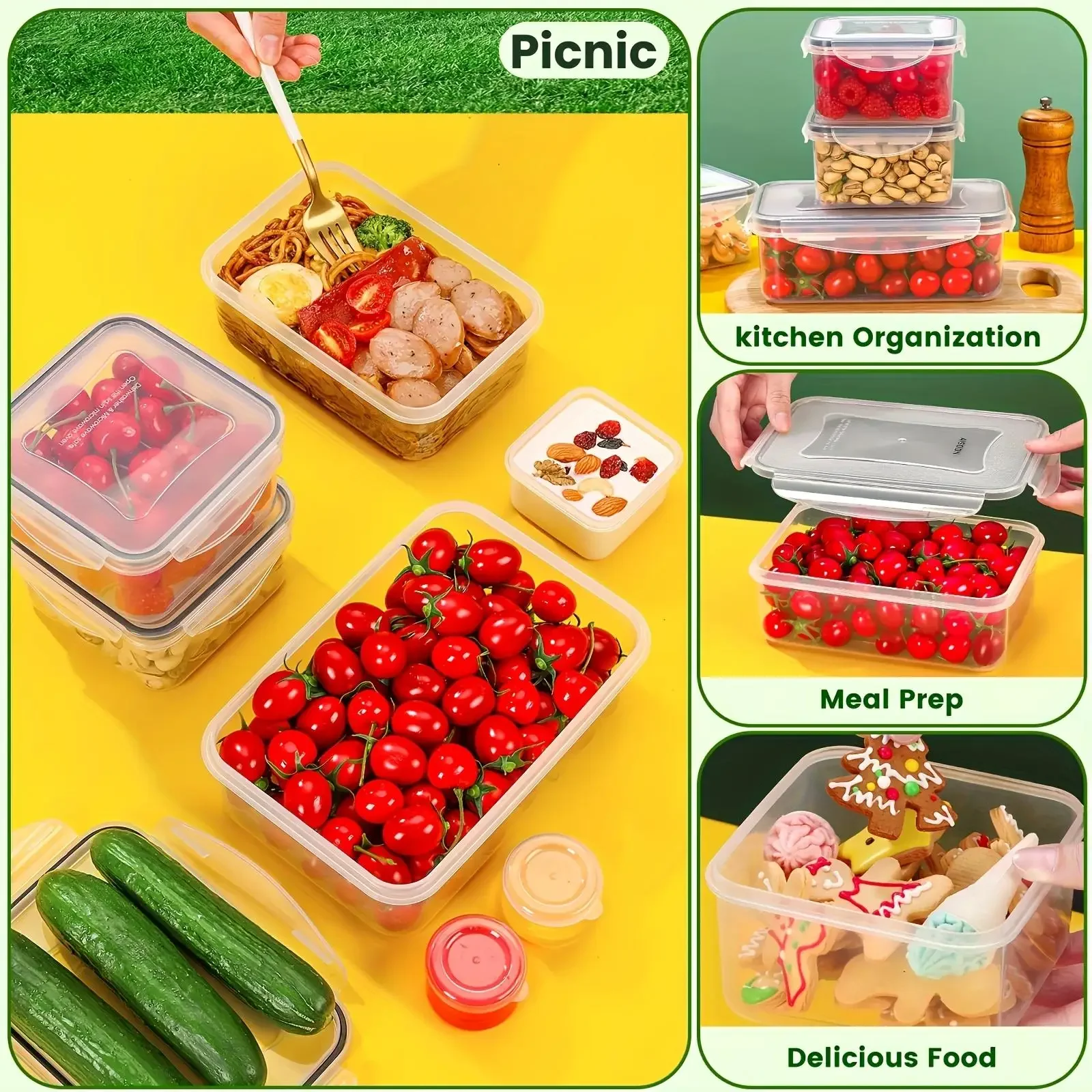 12-teiliges Set luftdichter Le – Food Storage With Dividers Bewertung und Preis