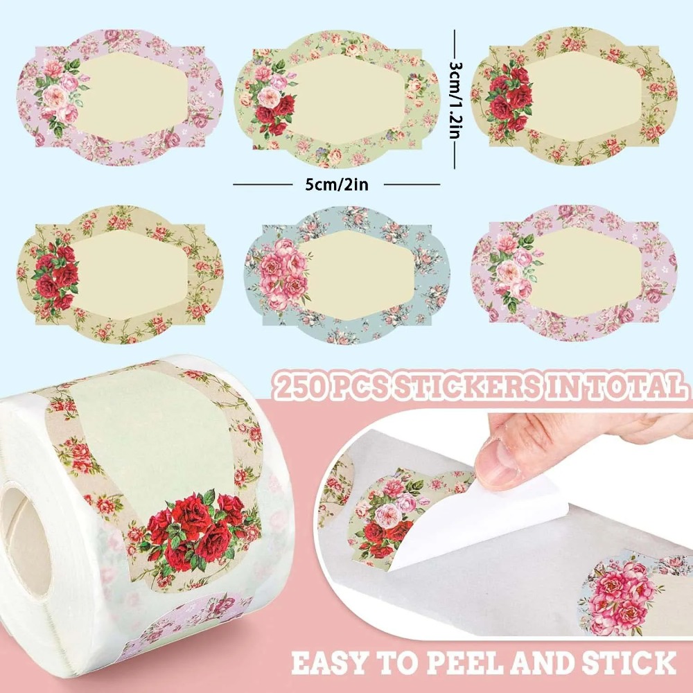 250 Stück Blumen-Namensetikett – Food Storage Labels Bewertung und Preis