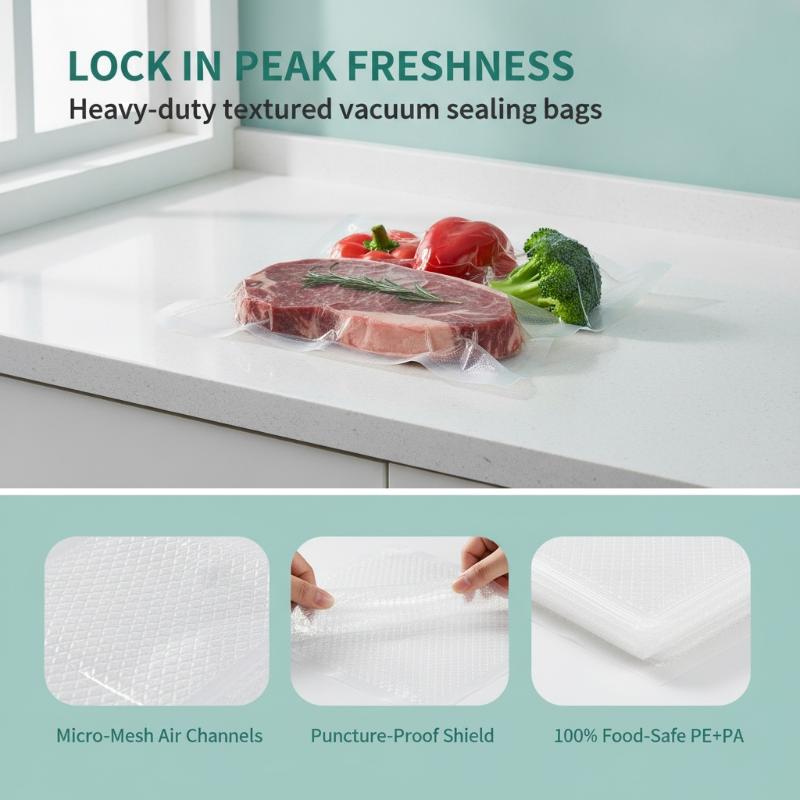 100 Stück BPA-freie Vakuumierb – Food Storage Meals Bewertung und Preis